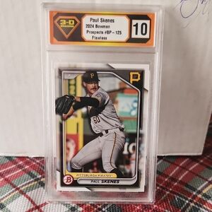 2024 Paul Skenes Baseball Card - Black and White